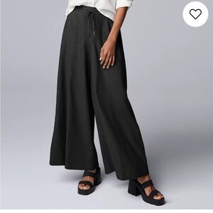 Simply Vera Vera Wang Black Wide Leg Pants